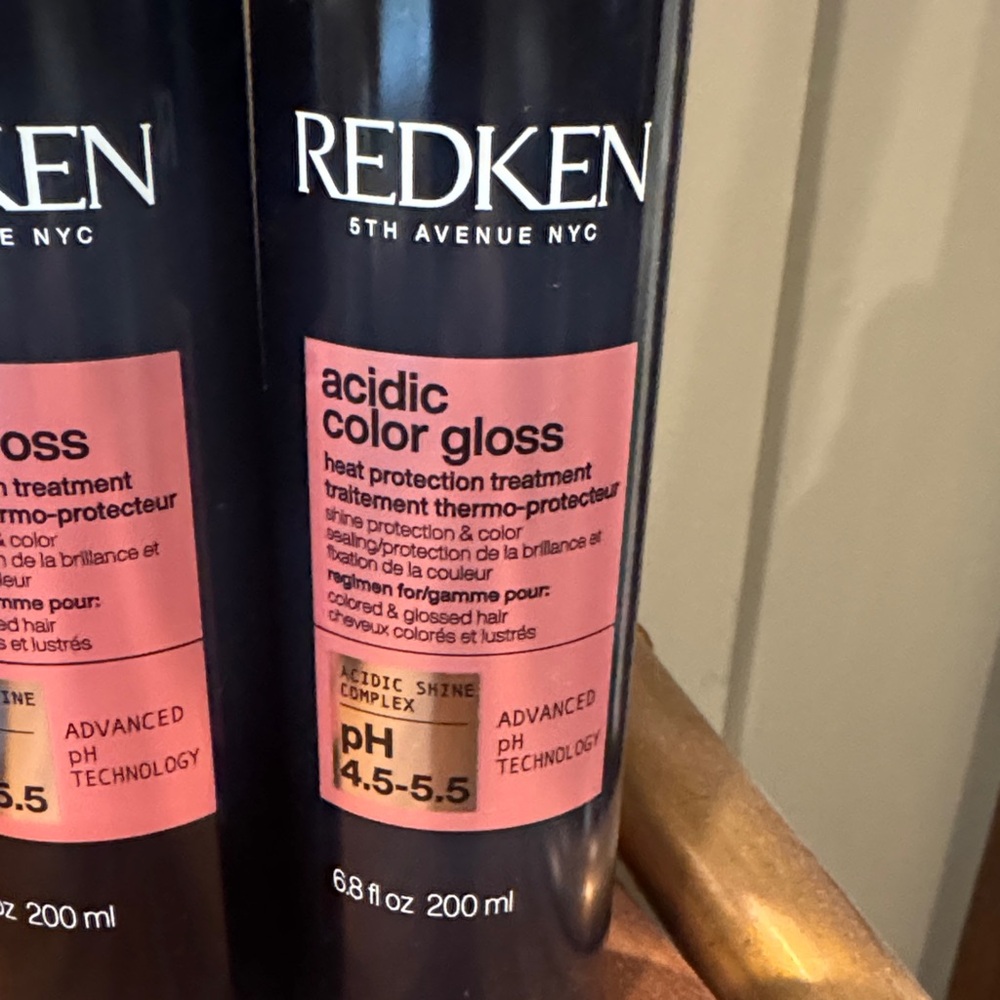 Redken Acidic Color Gloss heat protection treatment 2 - 6.8 ounces each NEW - Picture 2 of 2